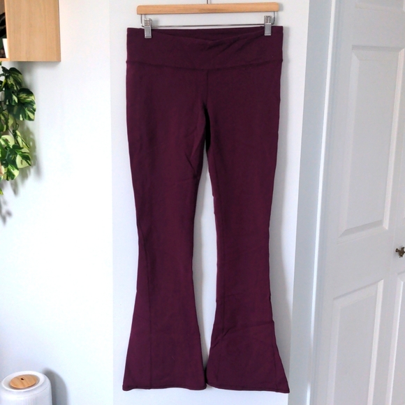 Alo flared yoga pants XL purple - Picture 1 of 4